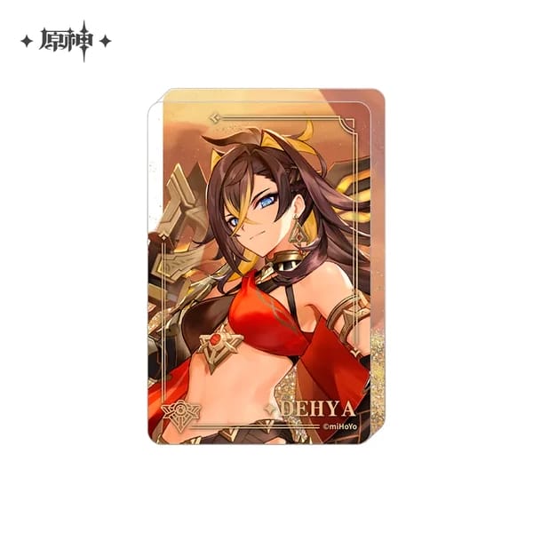Genshin Impact Theme Acrylic Quicksand Block Pendant