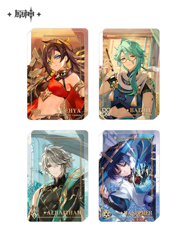 Genshin Impact Theme Acrylic Quicksand Block Pendant