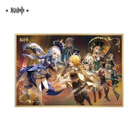 Genshin Impact Theme Series Shikishi Card Acrylic Bordered Poster