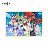 Genshin Impact Theme Series Shikishi Card Bordered Poster