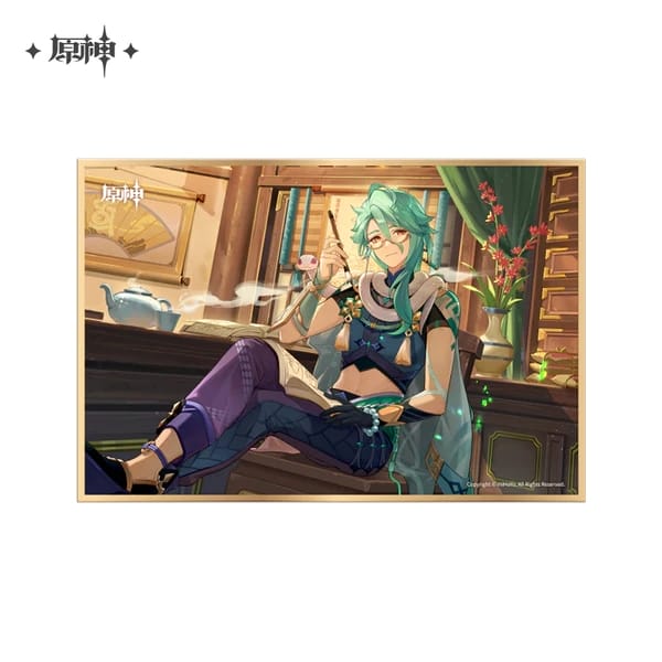 Genshin Impact Theme Series Shikishi Card Bordered Poster