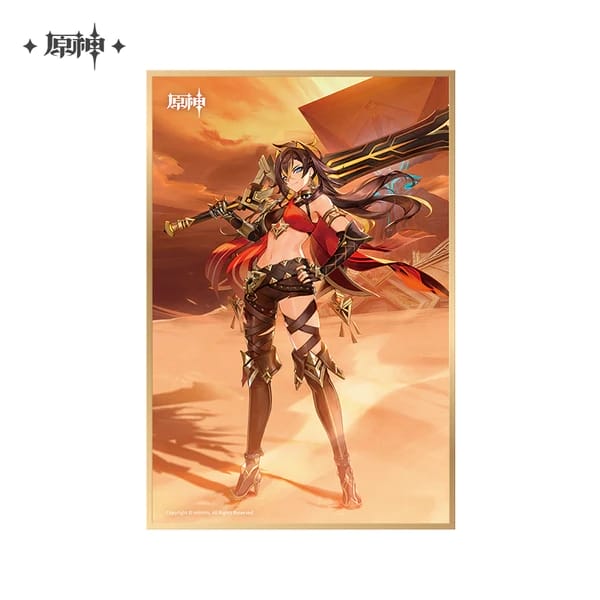 Genshin Impact Theme Series Shikishi Card Bordered Poster