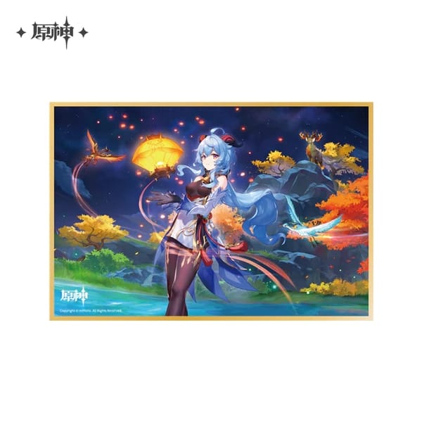 Genshin Impact Theme Series Shikishi Card Bordered Poster