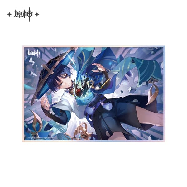 Genshin Impact Theme Series Shikishi Card Bordered Poster