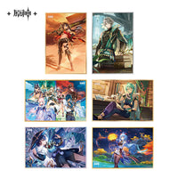 Genshin Impact Theme Series Shikishi Card Bordered Poster