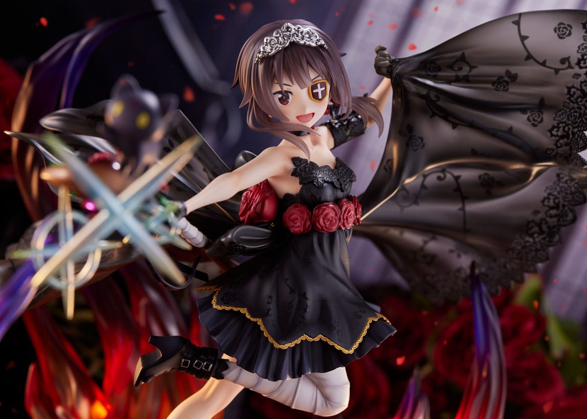 God's Blessing on This Wonderful World! Megumin the Black Rose Dress ver. 1/7 Scale Figure - FuRyu Corporation - Glacier Hobbies