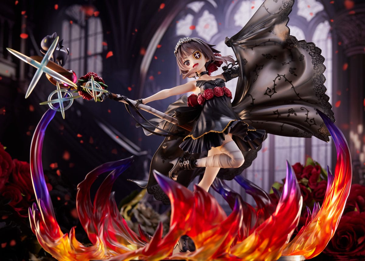 God's Blessing on This Wonderful World! Megumin the Black Rose Dress ver. 1/7 Scale Figure - FuRyu Corporation - Glacier Hobbies