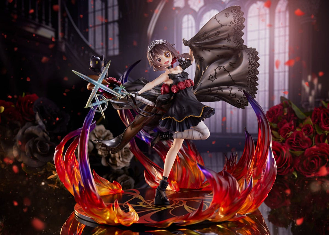 God's Blessing on This Wonderful World! Megumin the Black Rose Dress ver. 1/7 Scale Figure - FuRyu Corporation - Glacier Hobbies