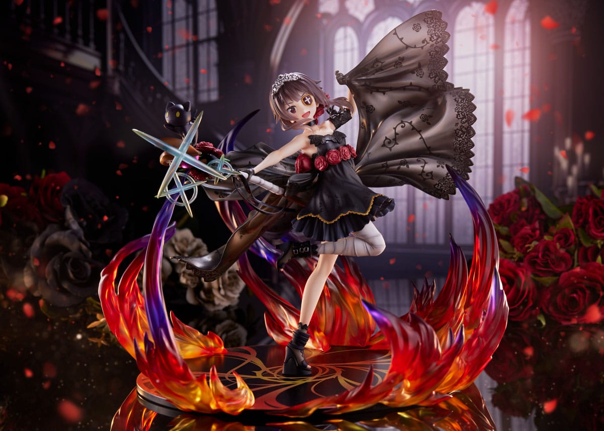 God's Blessing on This Wonderful World! Megumin the Black Rose Dress ver. 1/7 Scale Figure - FuRyu Corporation - Glacier Hobbies