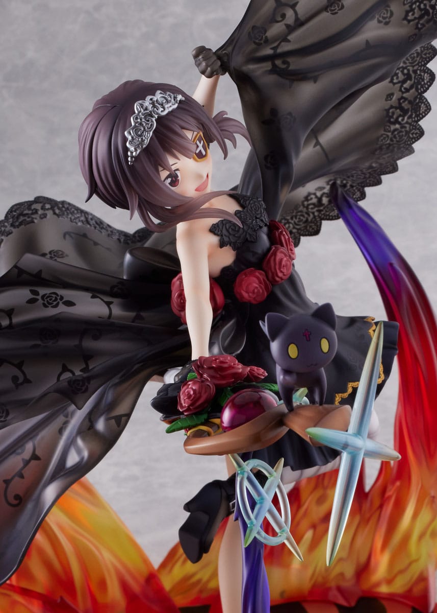 God's Blessing on This Wonderful World! Megumin the Black Rose Dress ver. 1/7 Scale Figure - FuRyu Corporation - Glacier Hobbies