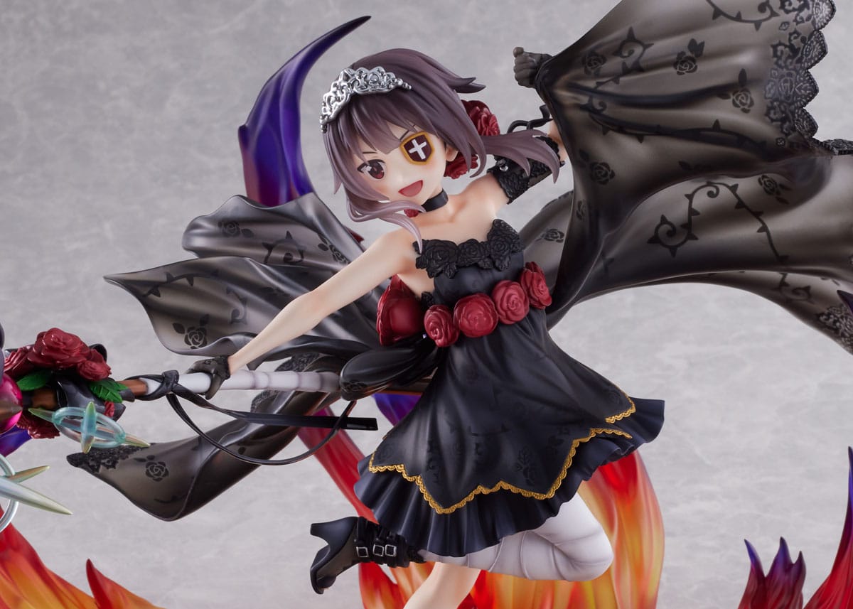 God's Blessing on This Wonderful World! Megumin the Black Rose Dress ver. 1/7 Scale Figure - FuRyu Corporation - Glacier Hobbies