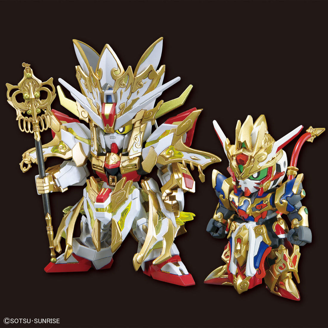 SDW Heroes Revival of the Wukong Gundam (Childhood ver.) & Sanzang Strike Freedom Gundam Set