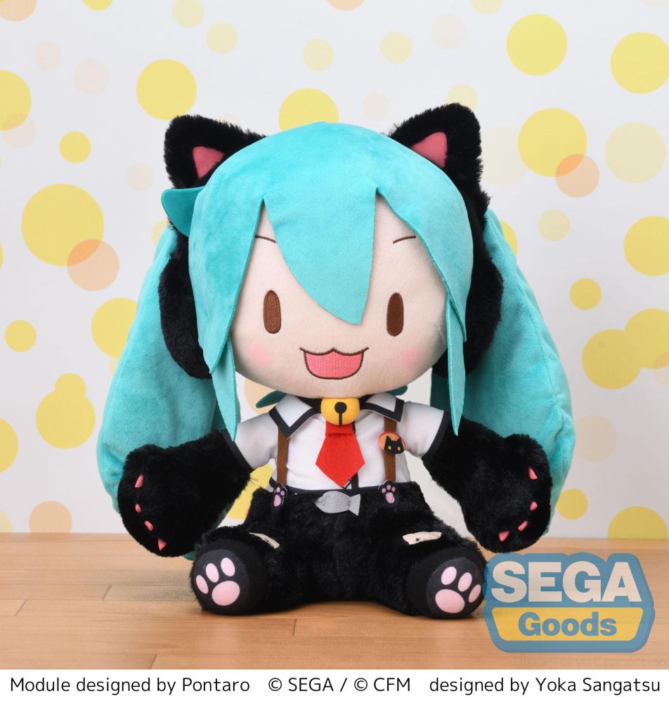 Fuwa Petit "Hatsune Miku: Project DIVA Arcade Future Tone" LL Plush "Hatsune Miku - Kitty Cat"
