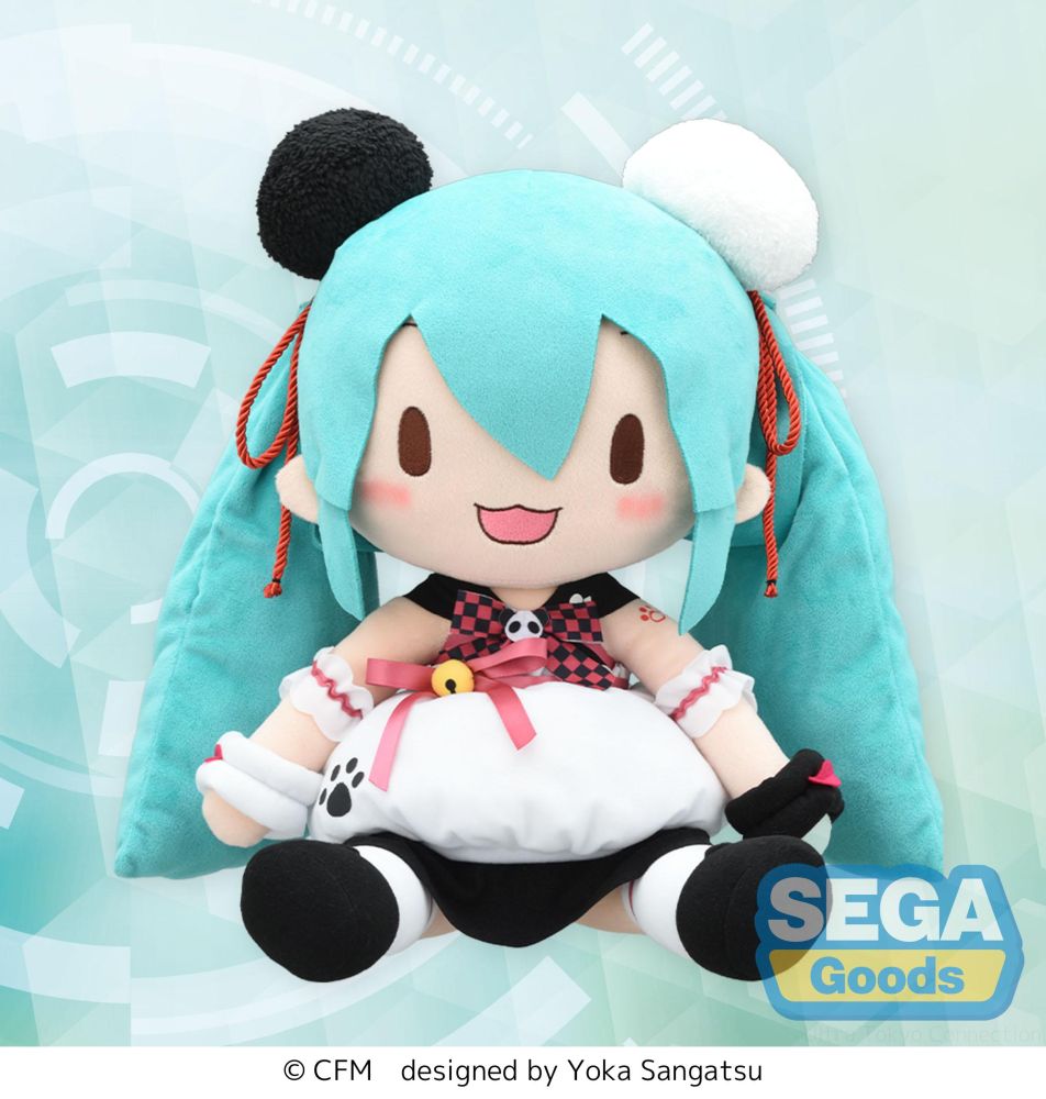 Fuwa petit "Hatsune Miku" Panda Bun Plush