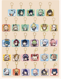 Genshin Impact Chibi Acrylic Keychain Series Pendant Vol. 2
