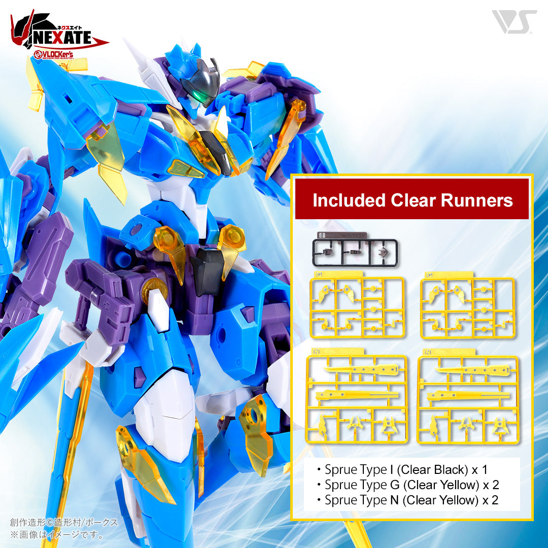 VLOCKER's NEXATE Falchion (Limited Edition Ver. with Clear Parts) - VOLKS - Glacier Hobbies