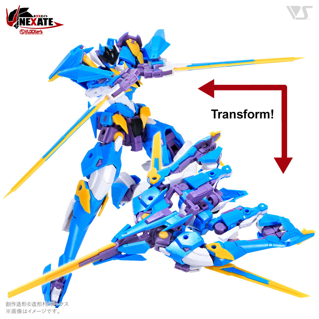 VLOCKER's NEXATE Falchion (Limited Edition Ver. with Clear Parts) - VOLKS - Glacier Hobbies
