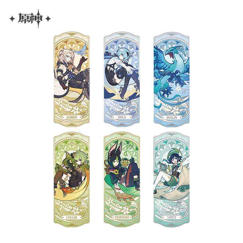 Genshin Impact Windblume's Breath Collection Cards
