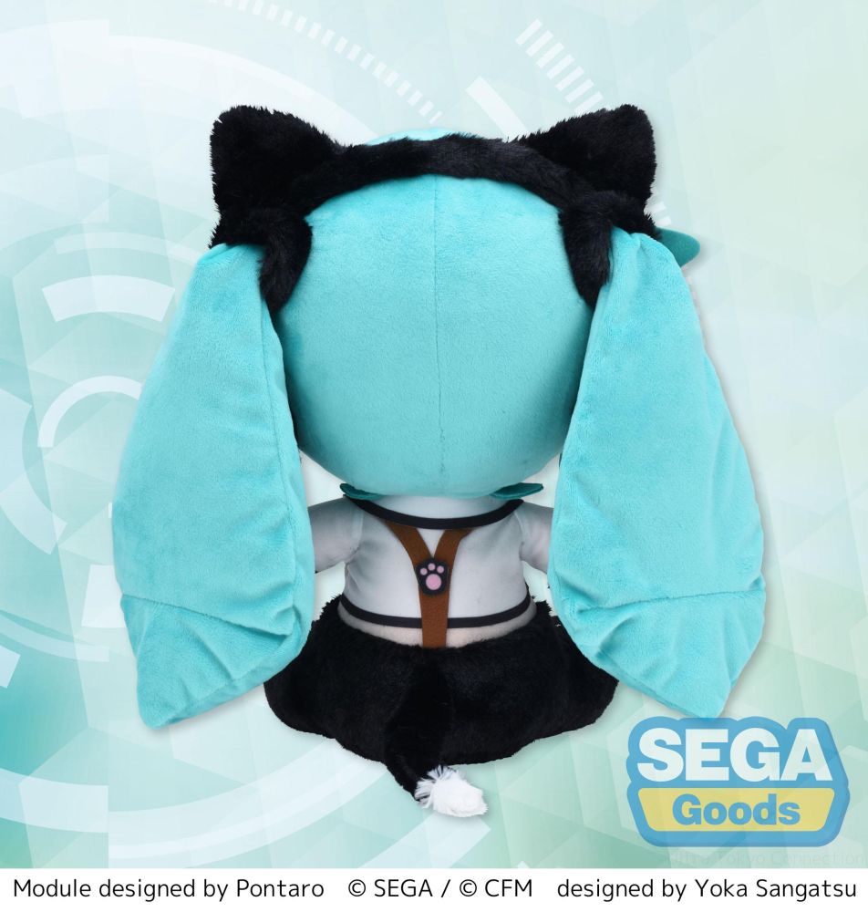 Fuwa Petit "Hatsune Miku: Project DIVA Arcade Future Tone" LL Plush "Hatsune Miku - Kitty Cat"