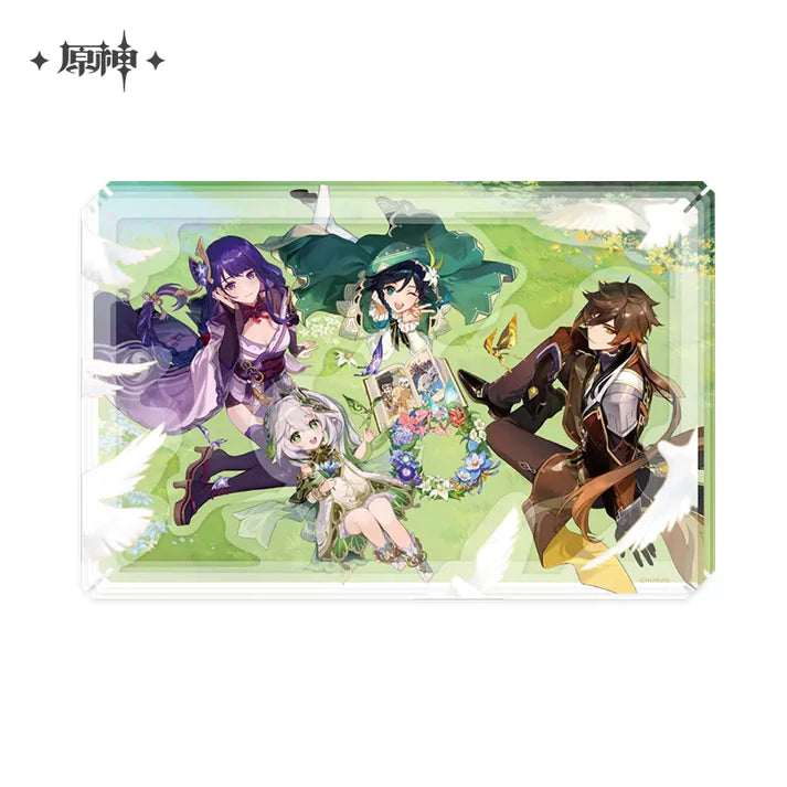 Genshin Impact 2nd Anniversary Acrylic Puzzle Painting Collection