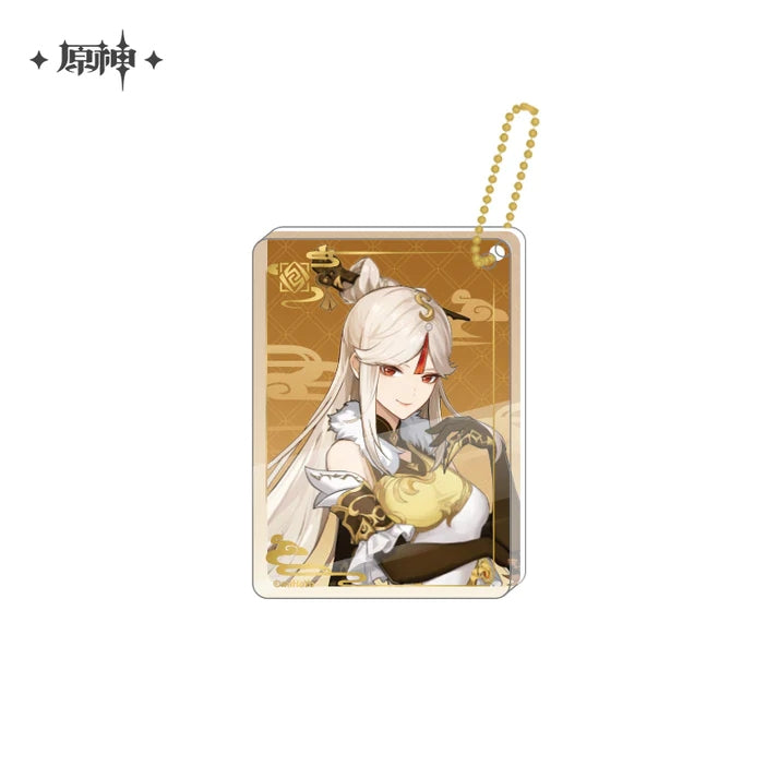 Genshin Impact Character Thick Acrylic Keychain Pendant Vol. 1