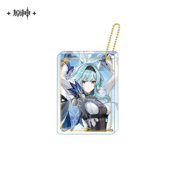 Genshin Impact Character Thick Acrylic Keychain Pendant Vol. 1