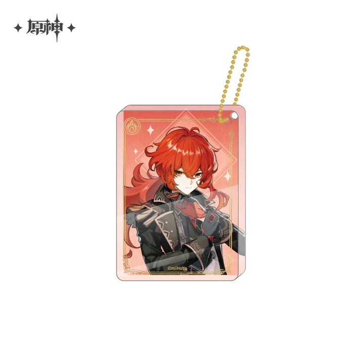 Genshin Impact Character Thick Acrylic Keychain Pendant Vol. 1