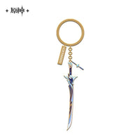 Genshin Impact Epitome Invocation Weapon Metal Keychain Pendant