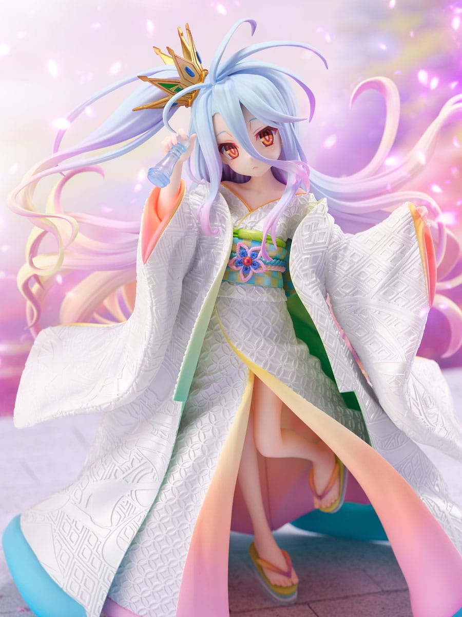 No Game No Life Shiro -Shiromuku- 1/7 Scale Figure