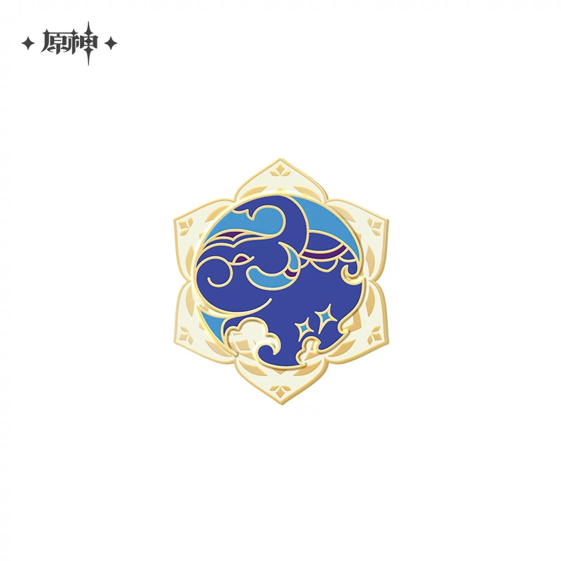 Genshin Impact Sumeru Akademiya Extravaganza Metallic Badge
