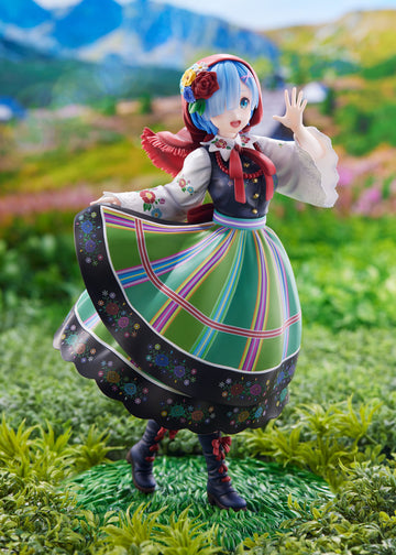 Re:ZERO -Starting Life in Another World- Rem Country Dress Ver. 1/7 Scale Figure - Glacier Hobbies - FuRyu Corporation