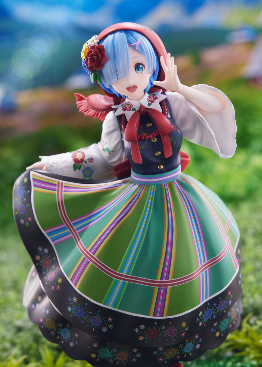 Re:ZERO -Starting Life in Another World- Rem Country Dress Ver. 1/7 Scale Figure - Glacier Hobbies - FuRyu Corporation