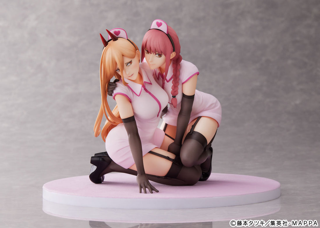 Power & Makima Nurse Ver. 1/7 Scale Figure Set - Glacier Hobbies - FuRyu Corporation