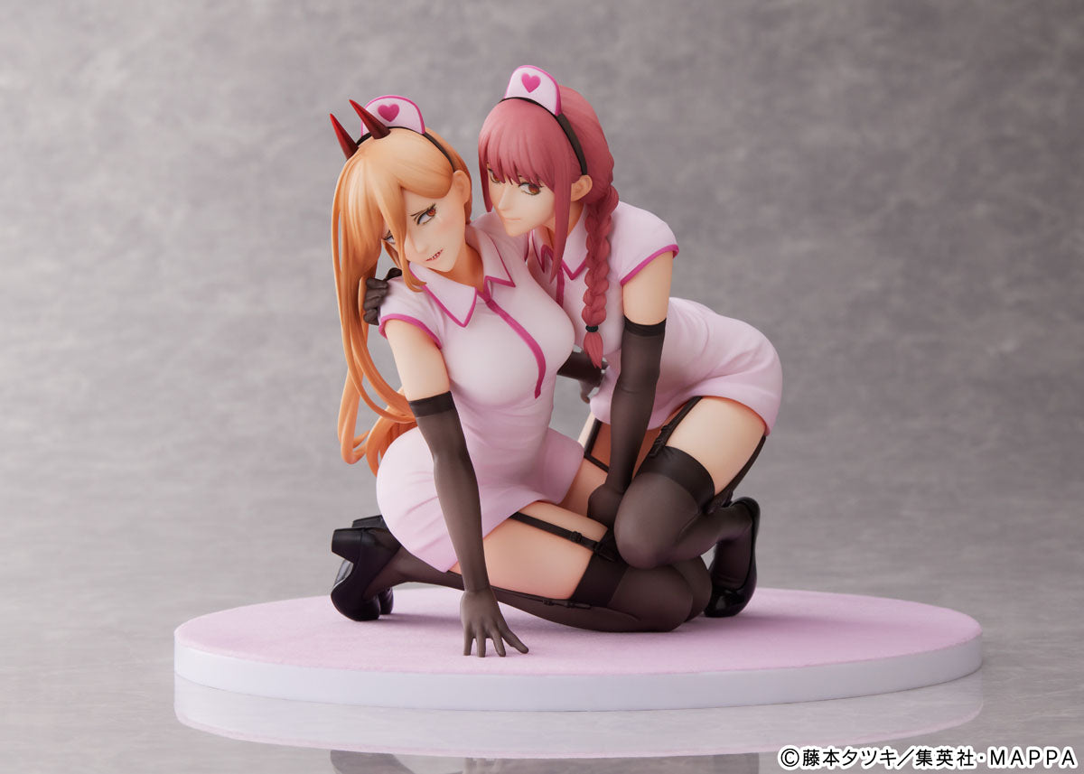 Power & Makima Nurse Ver. 1/7 Scale Figure Set - Glacier Hobbies - FuRyu Corporation