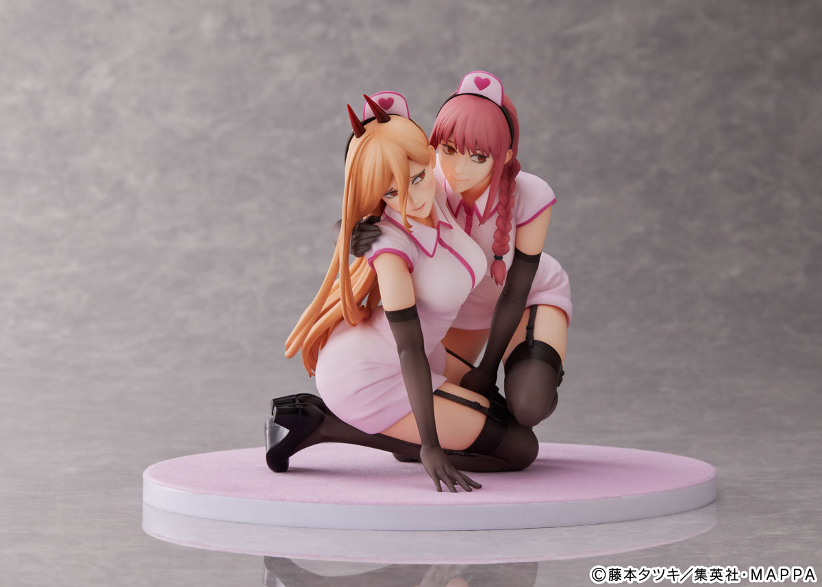 Power & Makima Nurse Ver. 1/7 Scale Figure Set - Glacier Hobbies - FuRyu Corporation