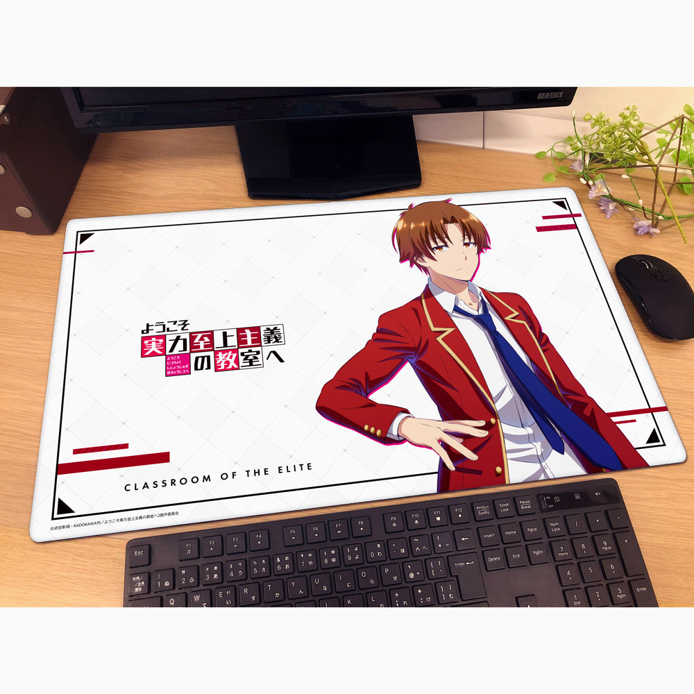 Ayanokoji Kiyotaka "Classroom of the Elite" Rubber Mat - Glacier Hobbies - Curtain Tamashii
