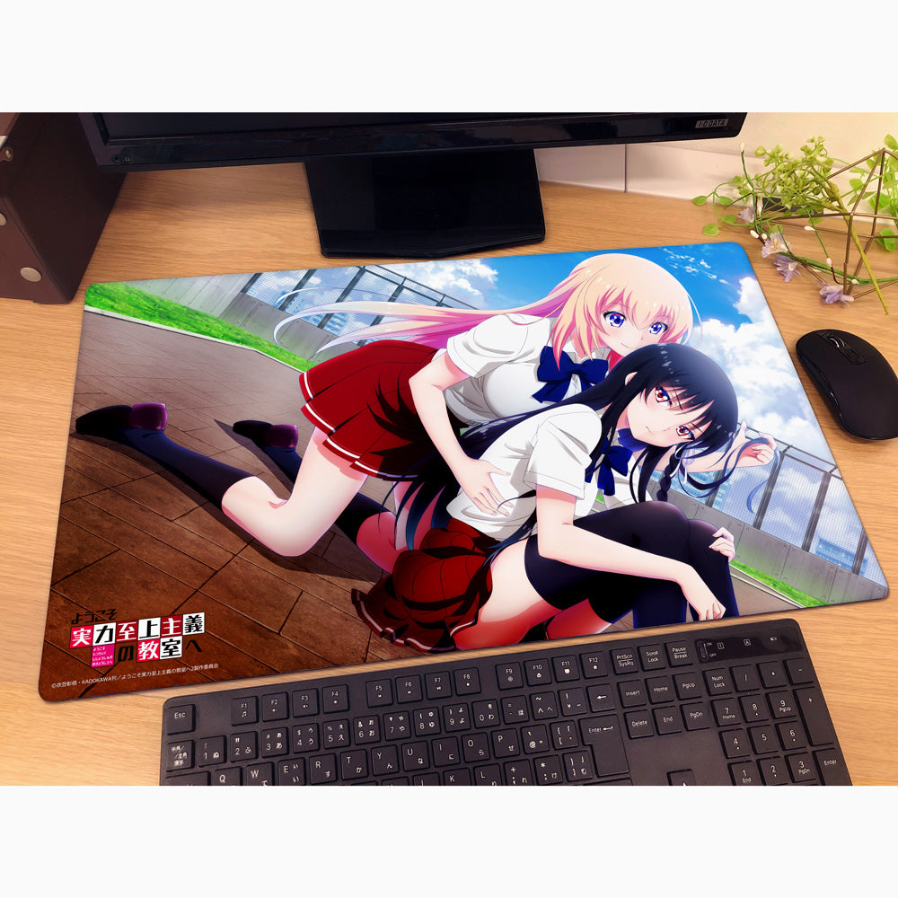 Horikita Suzune & Ichinose Honami "Classroom of the Elite" Rubber Mat - Glacier Hobbies - Curtain Tamashii
