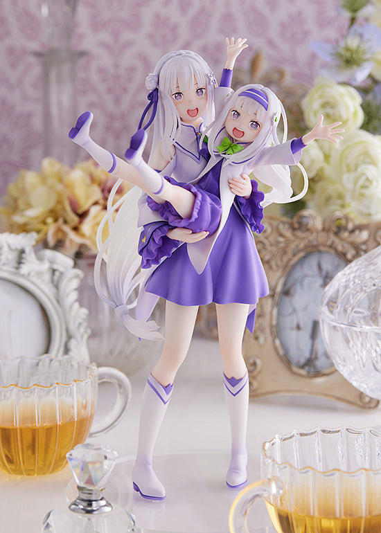 Re:ZERO -Starting Life in Another World- Figure Emilia & Childhood Emilia 1/7 Scale Figure - Glacier Hobbies - SEGA