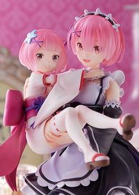 Re:ZERO -Starting Life in Another World- Figure Ram & Childhood Ram 1/7 Scale Figure - Glacier Hobbies - SEGA