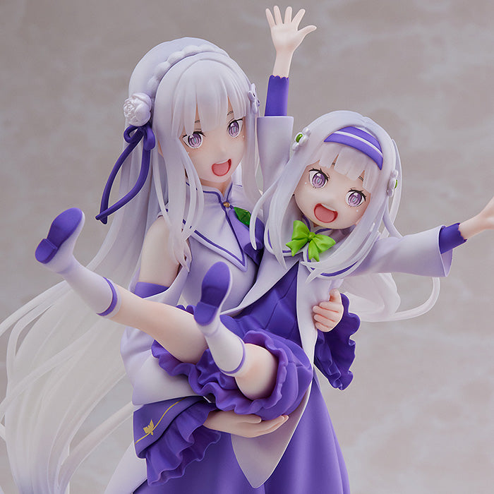 Re:ZERO -Starting Life in Another World- Figure Emilia & Childhood Emilia 1/7 Scale Figure - Glacier Hobbies - SEGA