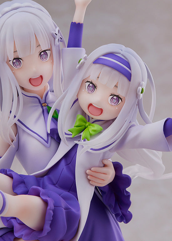 Re:ZERO -Starting Life in Another World- Figure Emilia & Childhood Emilia 1/7 Scale Figure - Glacier Hobbies - SEGA