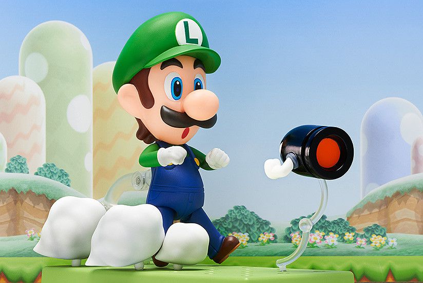 Luigi Nendoroid 393 - Super Mario Bros - Glacier Hobbies - Good Smile Company