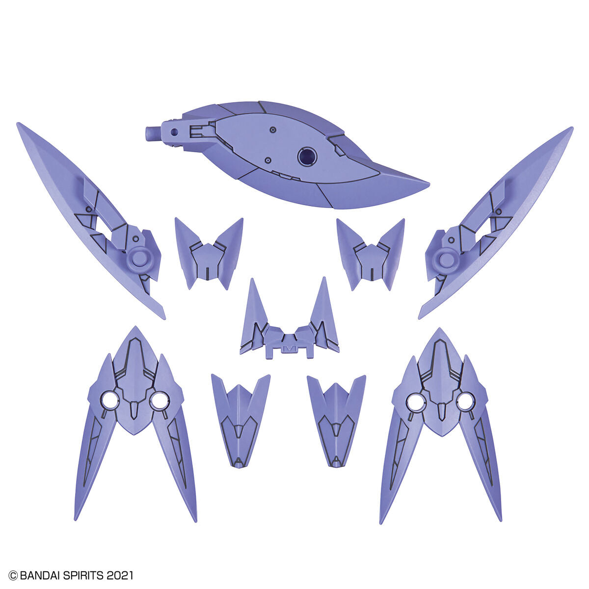 30MS Option Parts Set 4 (Stealth Armor) - Glacier Hobbies - Bandai