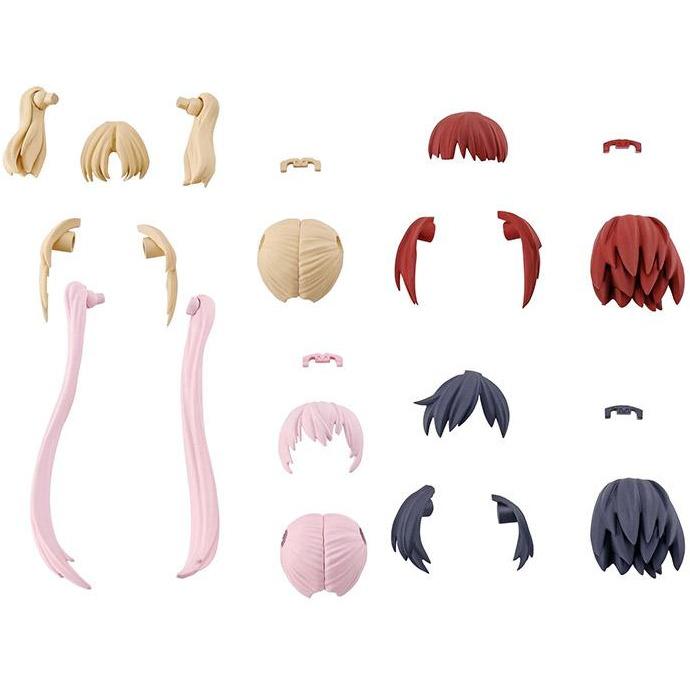 30MS Optional Hairstyle Parts Vol.1 (All 4 Types) - Glacier Hobbies - Bandai