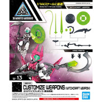 30mm Customize Weapon (Witchcraft Weapons) - Glacier Hobbies - Bandai