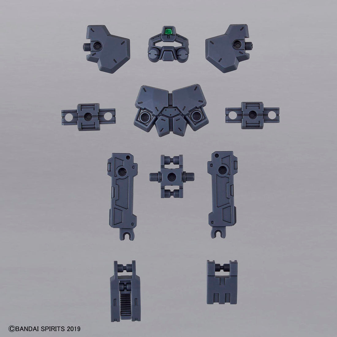 30mm Option Armor for Base Attack (Rabiot/Dark Gray) - Glacier Hobbies - Bandai