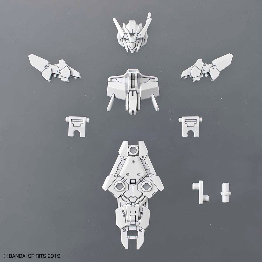 30mm Option Armor for Commander (Alto/White) - Glacier Hobbies - Bandai