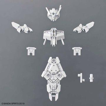 30mm Option Armor for Commander (Alto/White) - Glacier Hobbies - Bandai