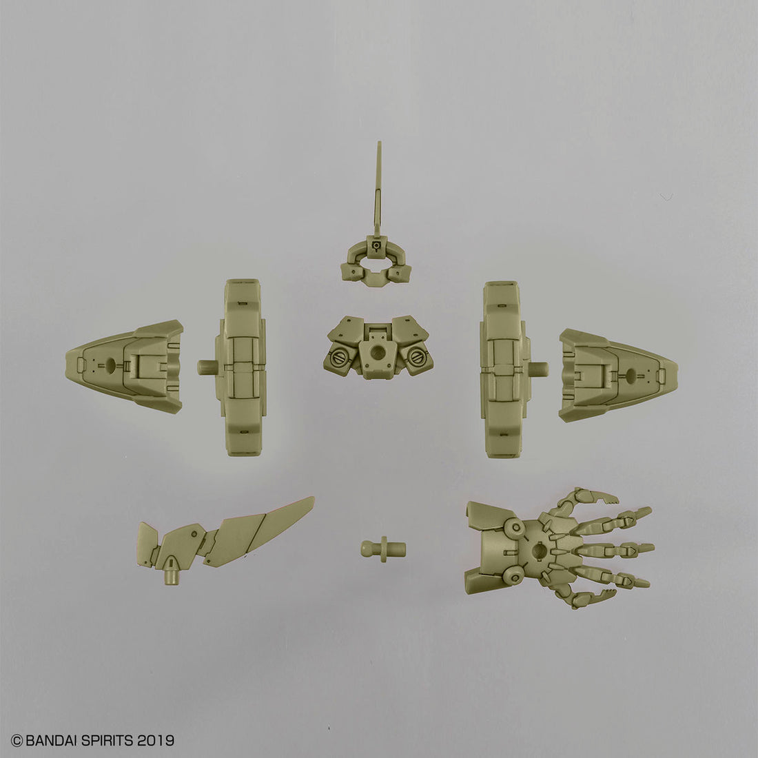 30mm Option Armor for Elite Officer (Cielnova/Dark Green) - Glacier Hobbies - Bandai