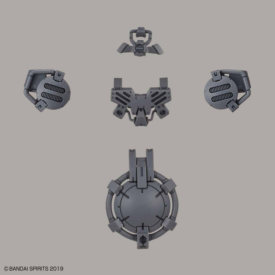 30mm Option Armor for Special Squad (Portanova/Light Gray) - Glacier Hobbies - Bandai